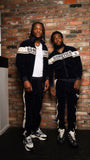 Navy Blue Goatier Velour Tracksuit