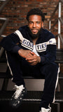Navy Blue Goatier Velour Tracksuit
