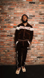 Brown Goatier Velour Tracksuit