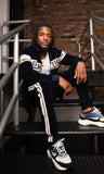 Navy Blue Goatier Velour Tracksuit