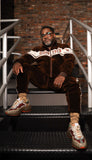 Brown Goatier Velour Tracksuit