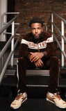 Brown Goatier Velour Tracksuit