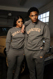 Mens Grey Old English Set